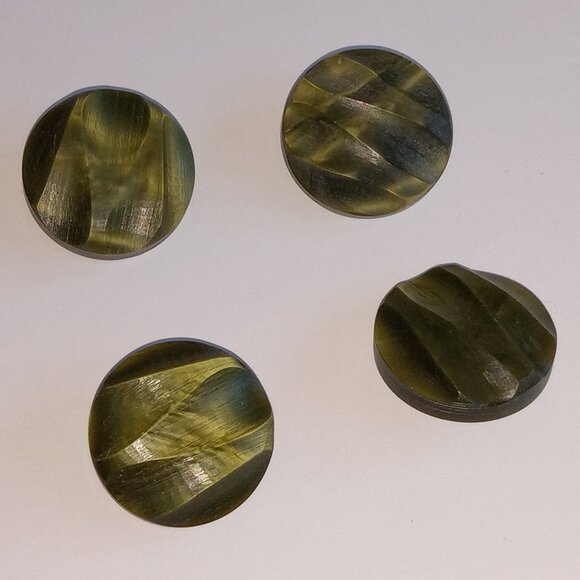 4 Vintage 1" Sewing Buttons - Picture 5 of 9